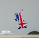 Map Great Britain Wall Decal