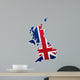 Map Great Britain Wall Decal