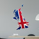 Map Great Britain Wall Decal