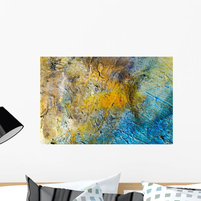 Abstract Art Painting shown on a wall