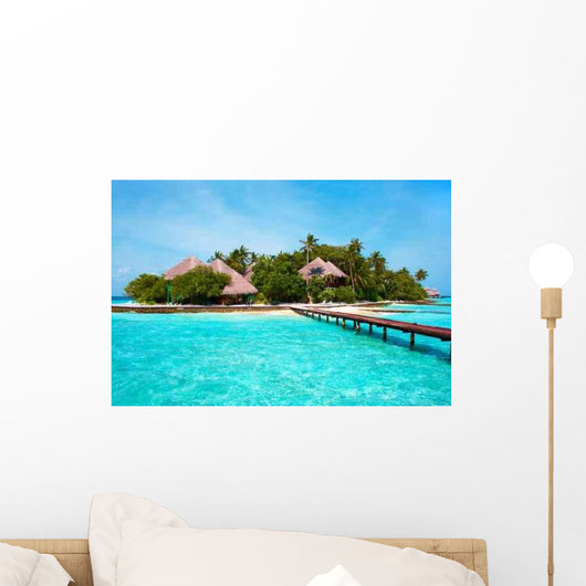 Island Ocean Welcome to Wall Decal