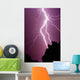 Vertical Lightning Strike Wall Decal