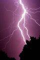 Vertical Lightning Strike Wall Decal