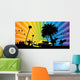 California Taxi Rainbow Wall Decal