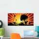California Taxi Red Wall Decal