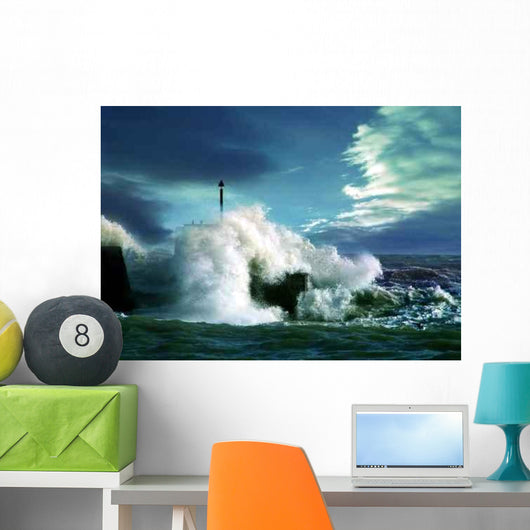 Seaside Storm Wall Decal