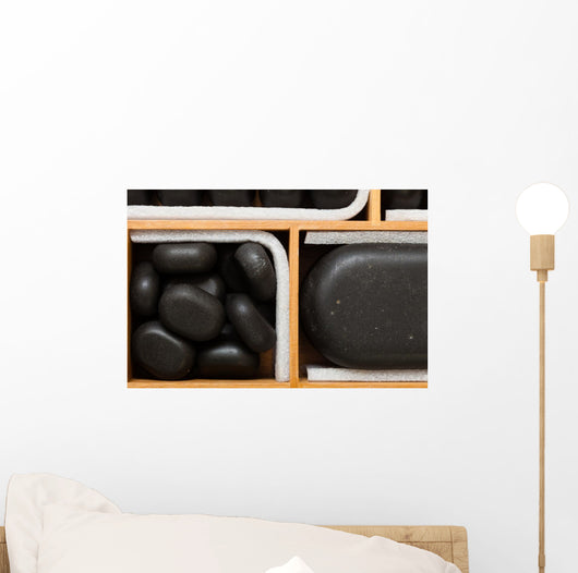 Black Spa Zen Massage Wall Decal
