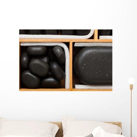 Black Spa Zen Massage Wall Decal