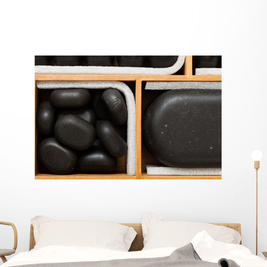 Black Spa Zen Massage Wall Decal