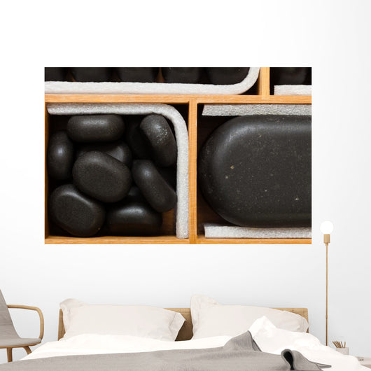 Black Spa Zen Massage Wall Decal
