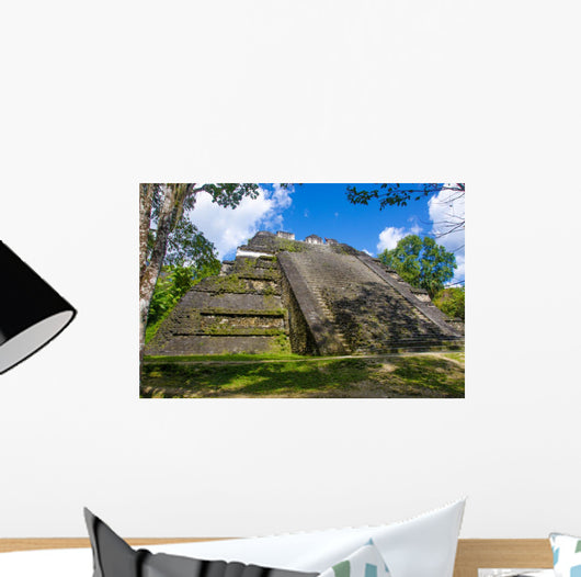 Mossy Tikal Mayan Ruins Guatemala Wall Decal