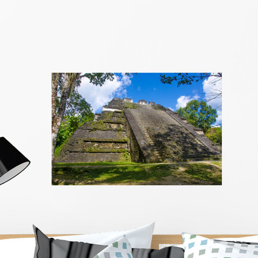 Mossy Tikal Mayan Ruins Guatemala Wall Decal