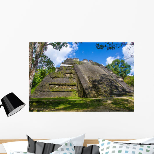 Mossy Tikal Mayan Ruins Guatemala Wall Decal