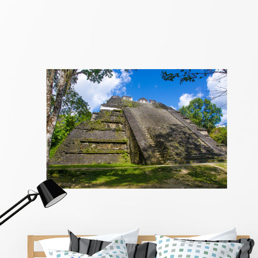Mossy Tikal Mayan Ruins Guatemala Wall Decal