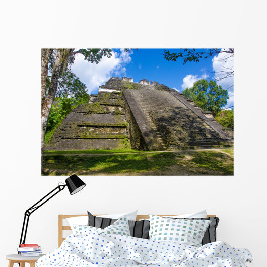 Mossy Tikal Mayan Ruins Guatemala Wall Decal
