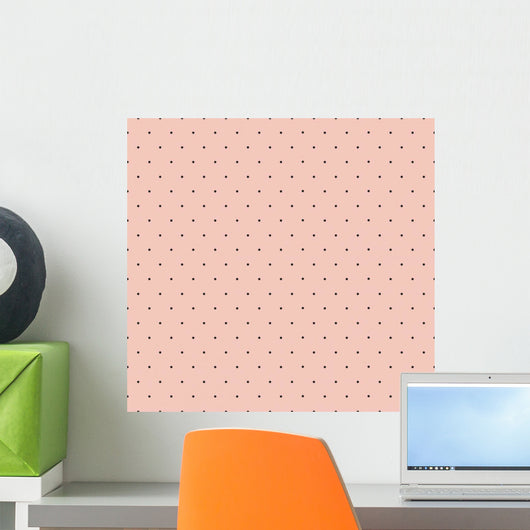 Polka Dot Seamless Pattern Wall Decal