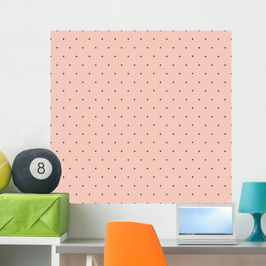 Polka Dot Seamless Pattern Wall Decal