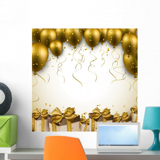 Celebrate Golden with Balloons