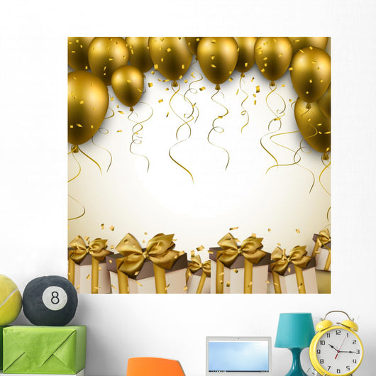 Celebrate Golden with Balloons