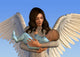 Angel Holding Baby Wall Mural