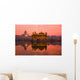Sunset at Golden Temple, Amritsar, India. Wall Mural