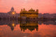 Sunset at Golden Temple, Amritsar, India. Wall Mural