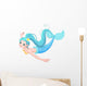 Cute Mermaid Swimming