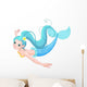 Cute Mermaid Swimming