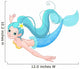 Cute Mermaid Swimming
