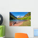 Maroon Bells and Lake in Fall Wall Mural