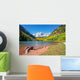 Maroon Bells and Lake in Fall Wall Mural
