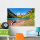 Maroon Bells and Lake in Fall Wall Mural