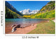 Maroon Bells and Lake in Fall Wall Mural