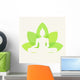 Silhouette of Buddha Sitting on a Lotus Flower Background Wall Decal