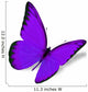 Purple Butterfly Wall Decal