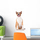 Happy English Bull Terrier Dog Wall Decal