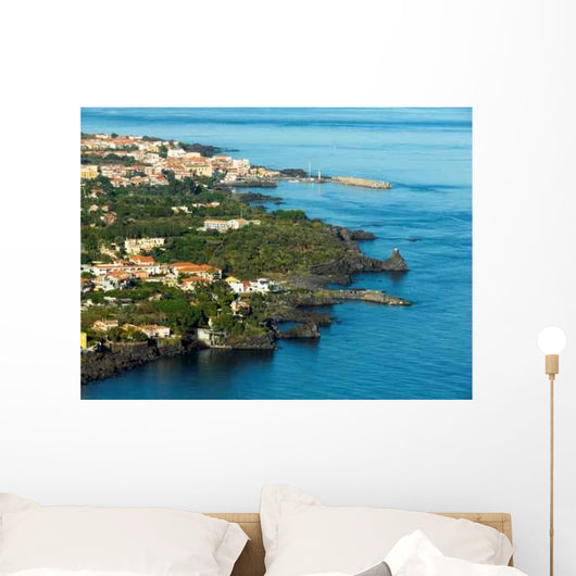 Panorama Aerial Sea Wall Decal