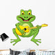 Frog Singing with Guitar Wall Decal