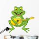 Frog Singing with Guitar Wall Decal