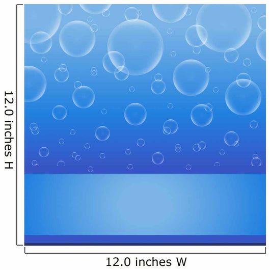 Soap Bubbles Blue