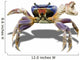 Crabby Crab Wall Decal