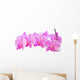 Row of Orchids Wall Decal