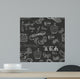 Black and White Tea Wall Decal