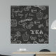 Black and White Tea Wall Decal