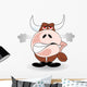 Angry Bull Wall Decal