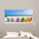 Adirondack Beach Chairs on a Sun Beach in front of a Holiday Vac Wall Mural
