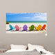 Adirondack Beach Chairs on a Sun Beach in front of a Holiday Vac Wall Mural