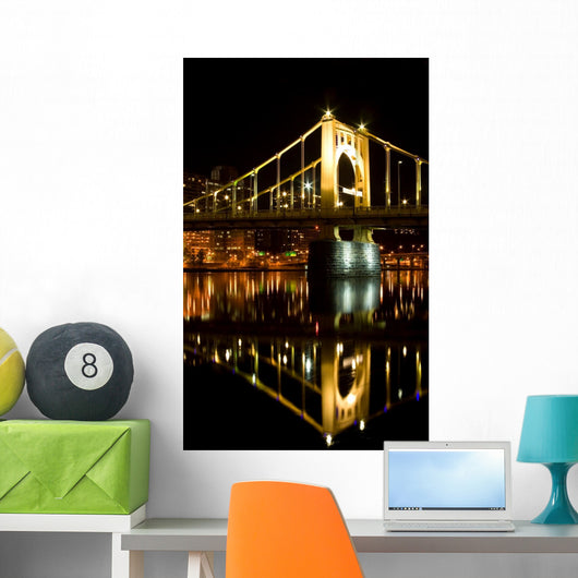 Reflection of a Bridge Wall Mural
