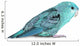 Blue lineolated parakeet Wall Decal