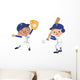 Kids and Baseball Wall Decal